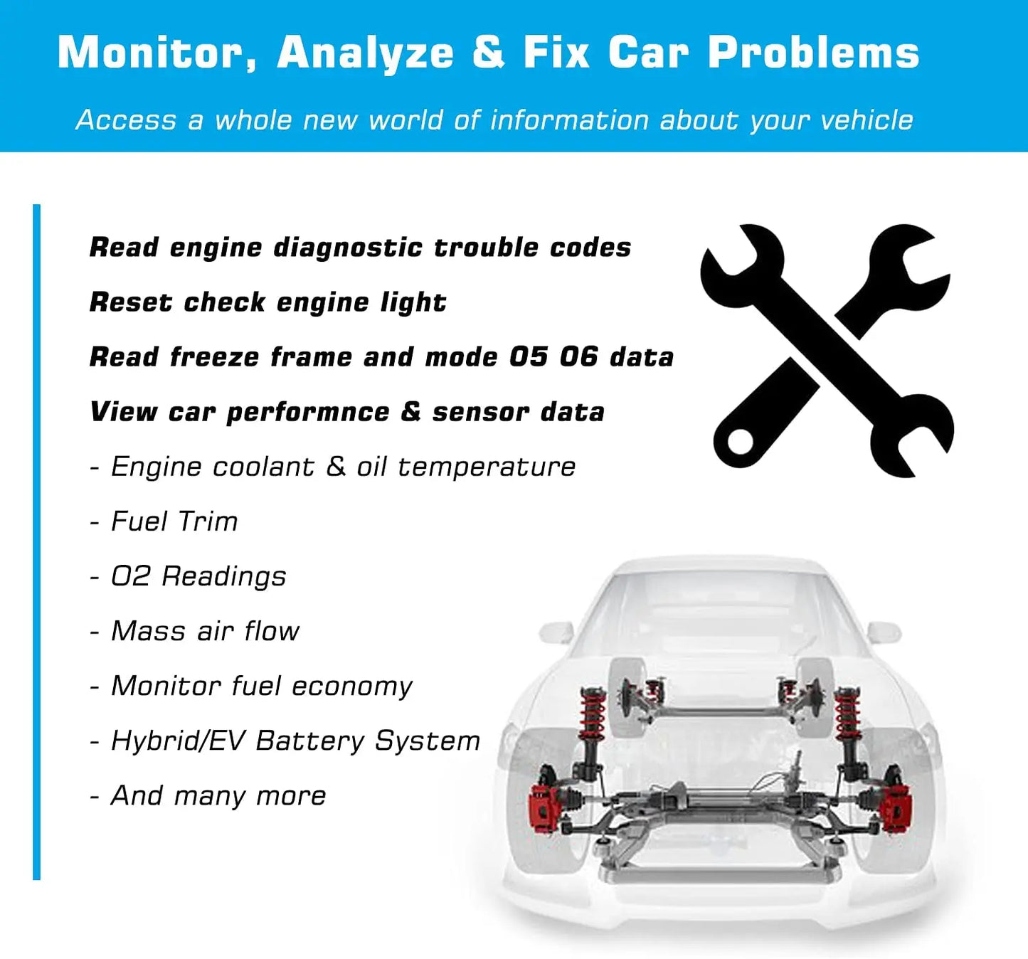 Veepeak Mini Bluetooth OBD2 Scanner for Android, Car OBD II Diagnostic Scan Tool Check Engine Light Code Reader, Supports Torque