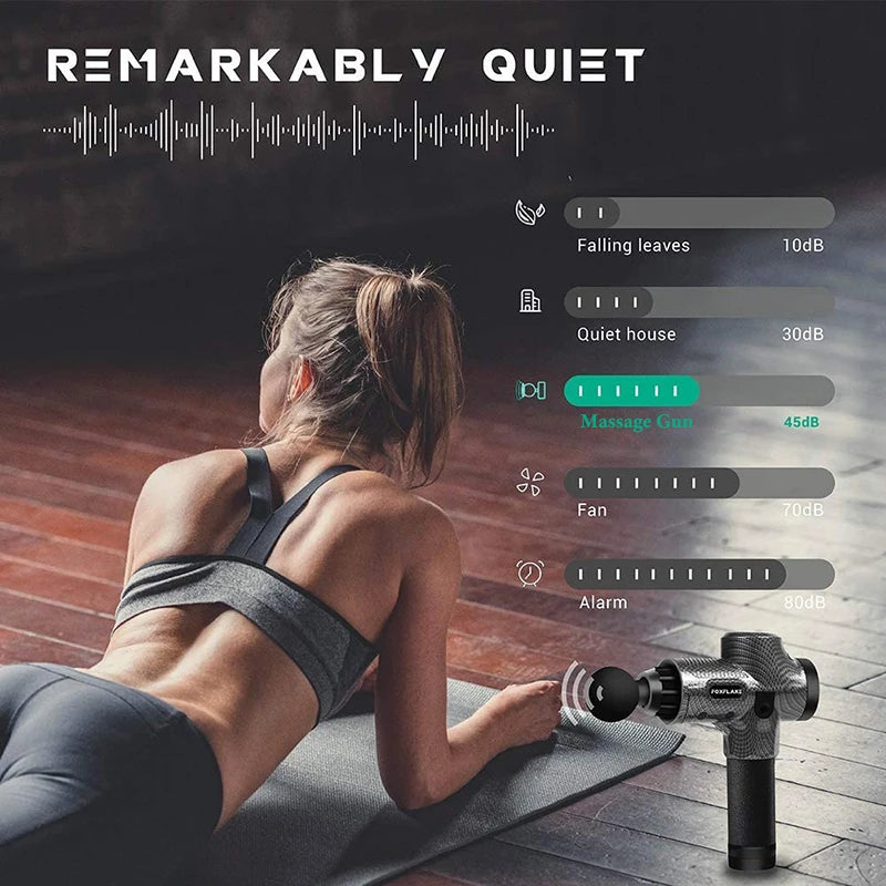 High frequency Massage gun muscle relax body relaxation Electric massager with portable bag for fitness