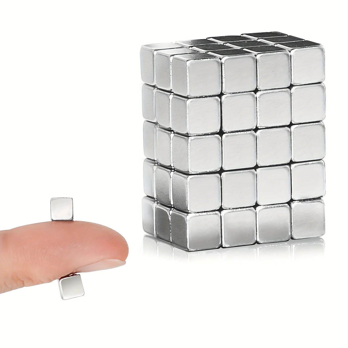 Strong Neodymium Magnets, Square Rare Earth Magnets Heavy Duty for Crafts Fridge, Whiteboard, Office, Dry Erase Board