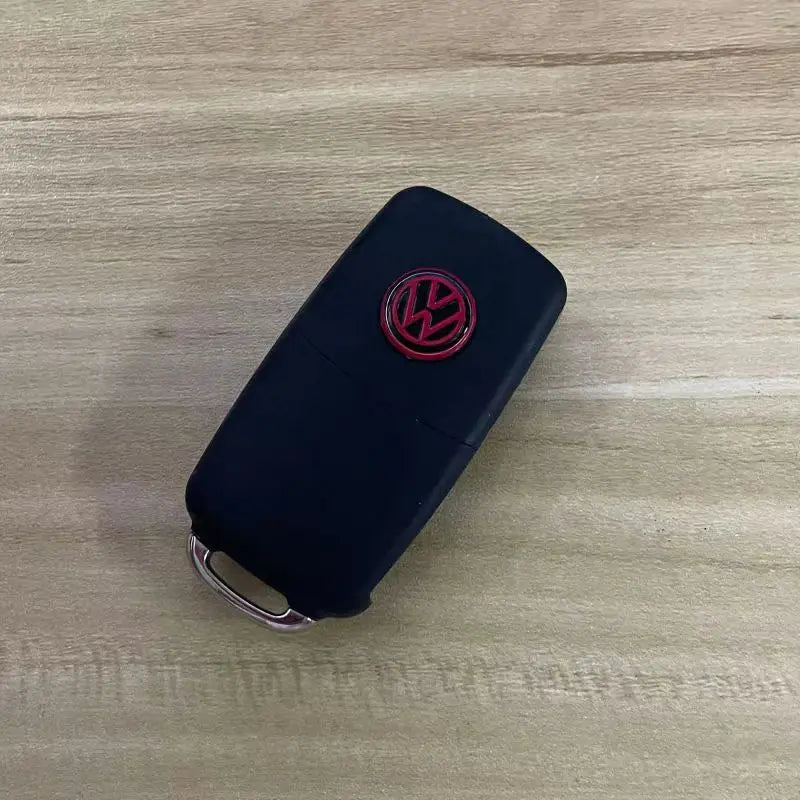 Car Key Stickers Auto Control Keychain Emblem Accessories For Volkswagen VW R-line GTI R Polo Golf Passat Magotan Tiguan Jetta