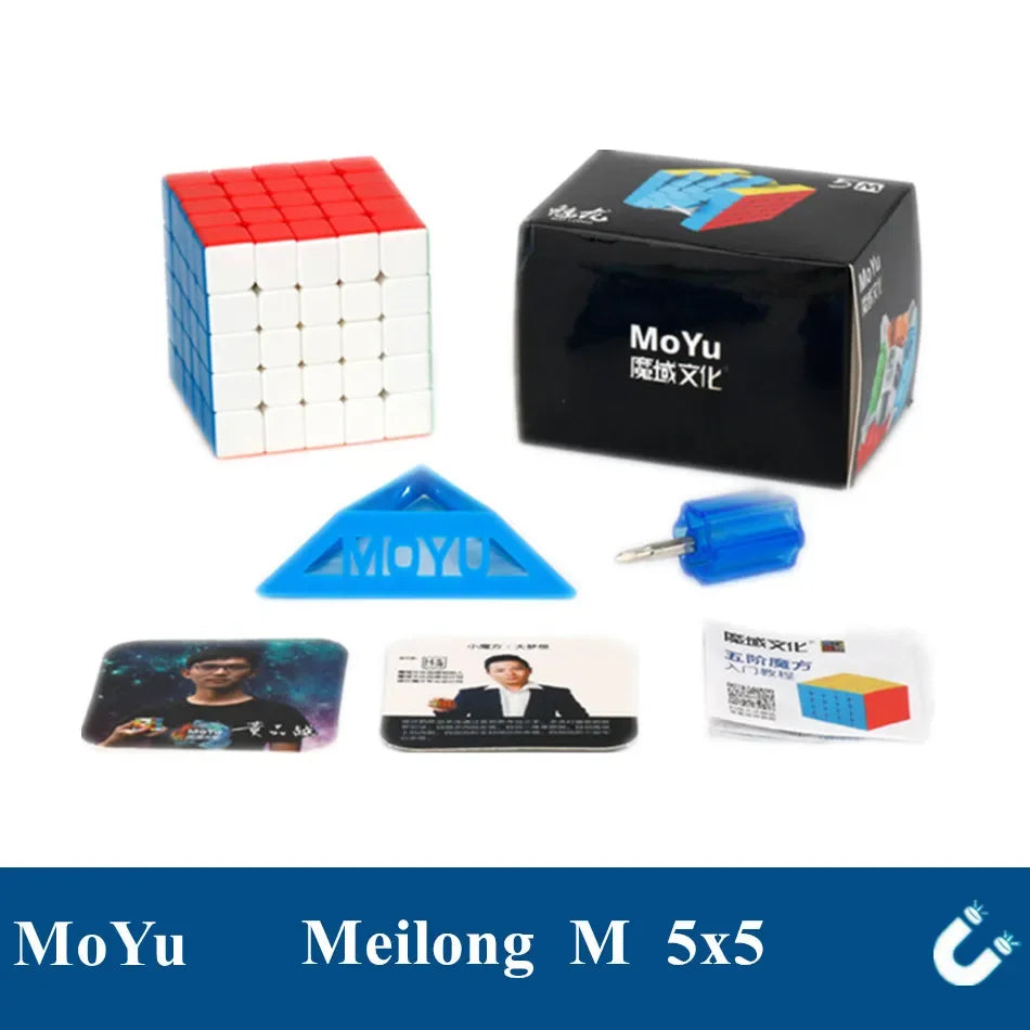 MoYu Meilong Series Magic Cube 3x3 2x2 4x4 5x5 Professional Special 3×3 Speed Puzzle Children's Toy 3x3x3 Original Cubo Magico