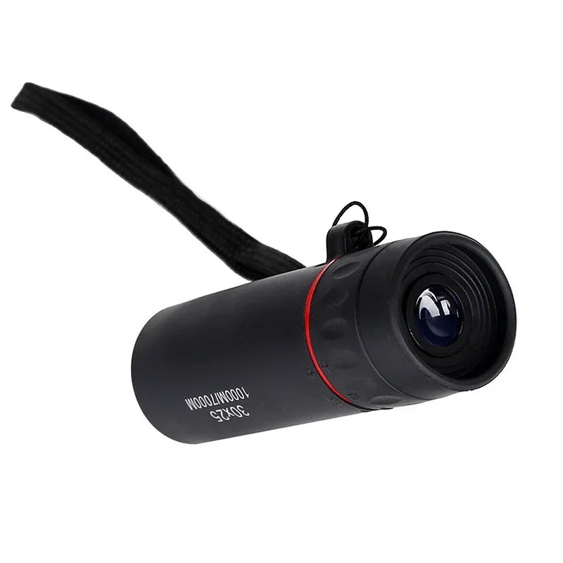 Binoculars High Definition Monocular Telescope 30X25 Waterproof Mini Portable  Zoom 10X Scope For Travel Hunting