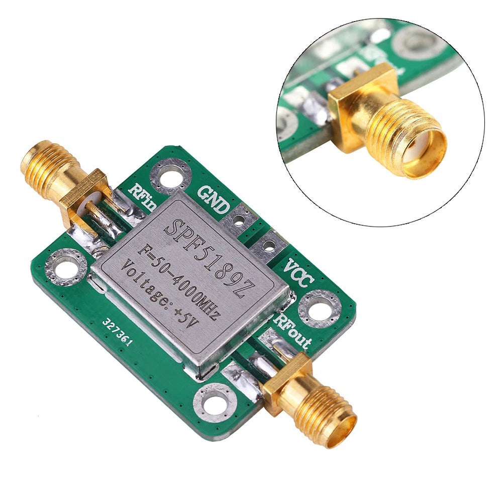 RF Amplifier LNA 50-4000MHz SPF5189 RF Amplifier Receiver For FM HF VHF / UHF Ham Radio