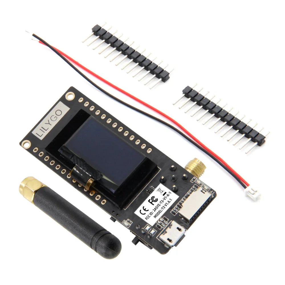 LILYGO® TTGO LoRa32 V2.1_1.6 Version 433/868/915Mhz ESP32 LoRa OLED 0.96 Inch SD Card Bluetooth WIFI Wireless Module ESP-32  SMA