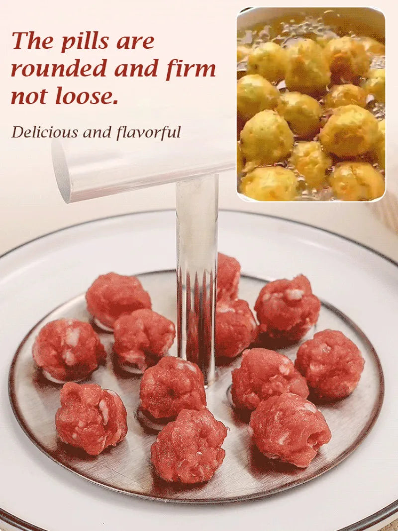 Stainless Steel Meatball Making Tool Meatball Making Mold  Kitchen Extruded Meatball Making Tool Meatballs Maker  Colorless Dura