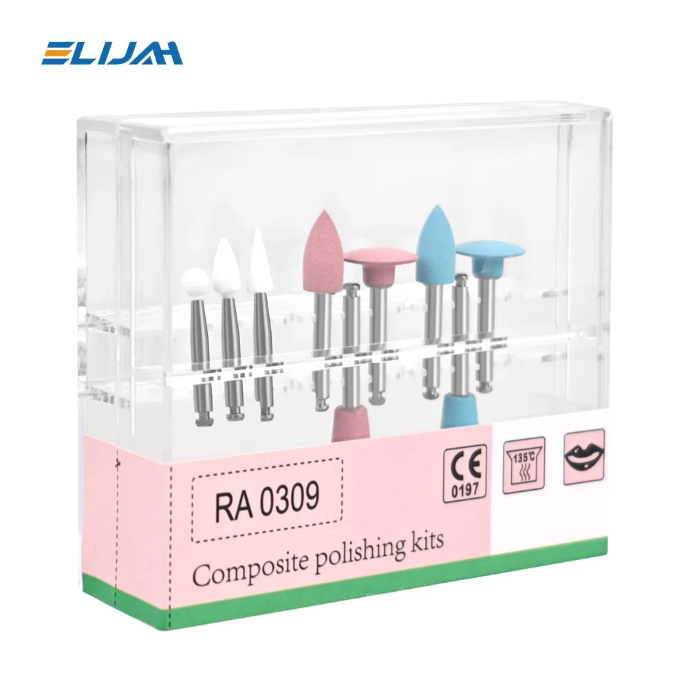 RA0309 Dental Composite Polishing Kits Denspay Dental Resin Sanding Polishing Set for Low Speed Handpiece Contra Angle