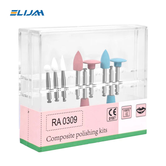 RA0309 Dental Composite Polishing Kits Denspay Dental Resin Sanding Polishing Set for Low Speed Handpiece Contra Angle