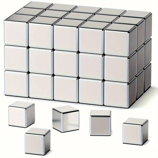 Strong Neodymium Magnets, Square Rare Earth Magnets Heavy Duty for Crafts Fridge, Whiteboard, Office, Dry Erase Board