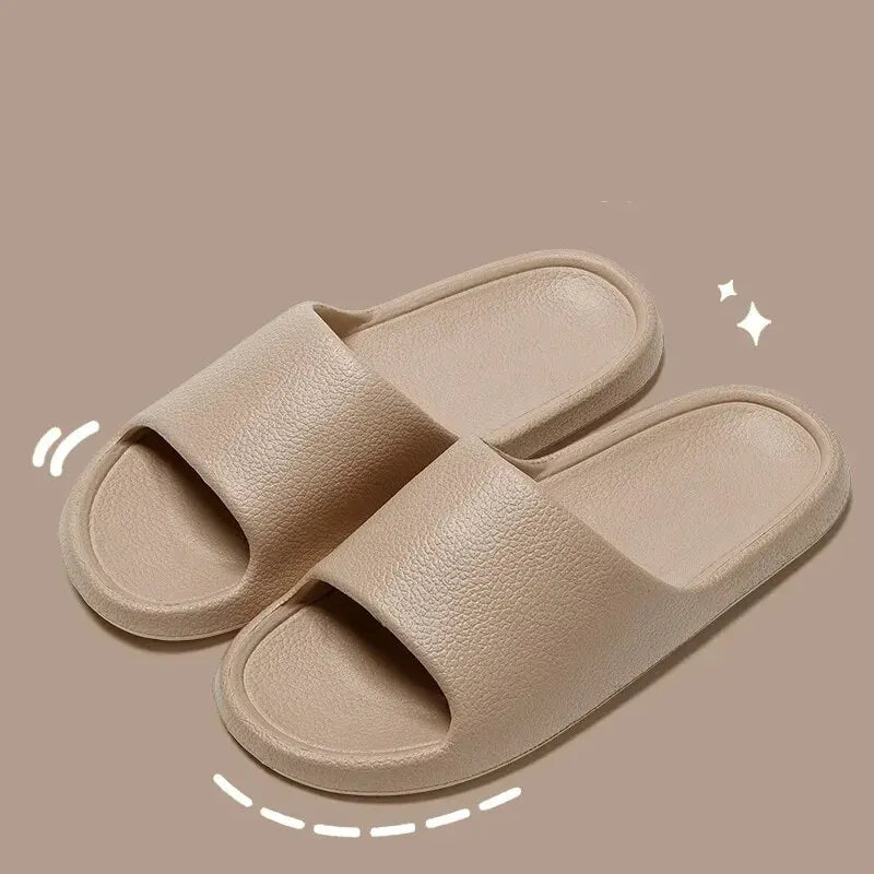 EVA Men Sandals Flip Flops Man Slippers Solid Color Simple Non-slip Soft Sole Comfortable Shower Slippers Outdoorf Couple Shoes