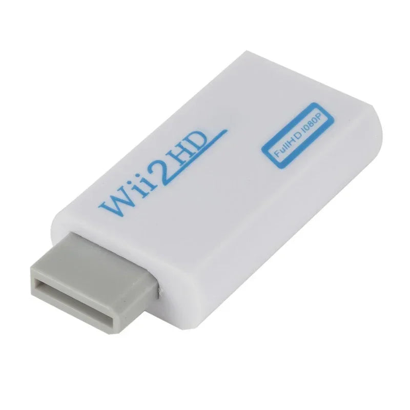 Full HD 1080P Wii To HDMI-compatible Adapter Converter 3.5mm Audio For PC HDTV Monitor Wii2 To HDMI-compatible Converter Adapter