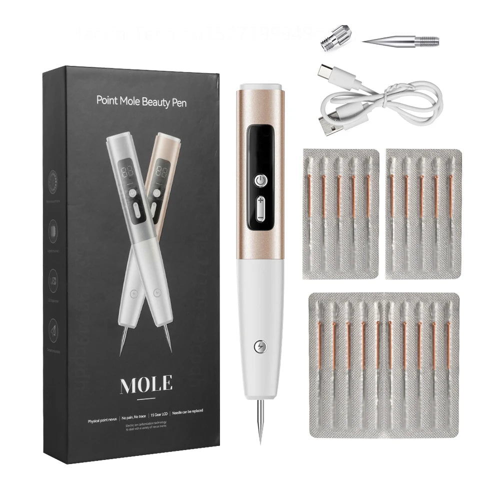 Skin Tag Remover Laser Plasma Pen Dark Spot Mole Wart Remover Pen Electric Tattoo Freckle Nevus Black Spots Skin Tag Removal