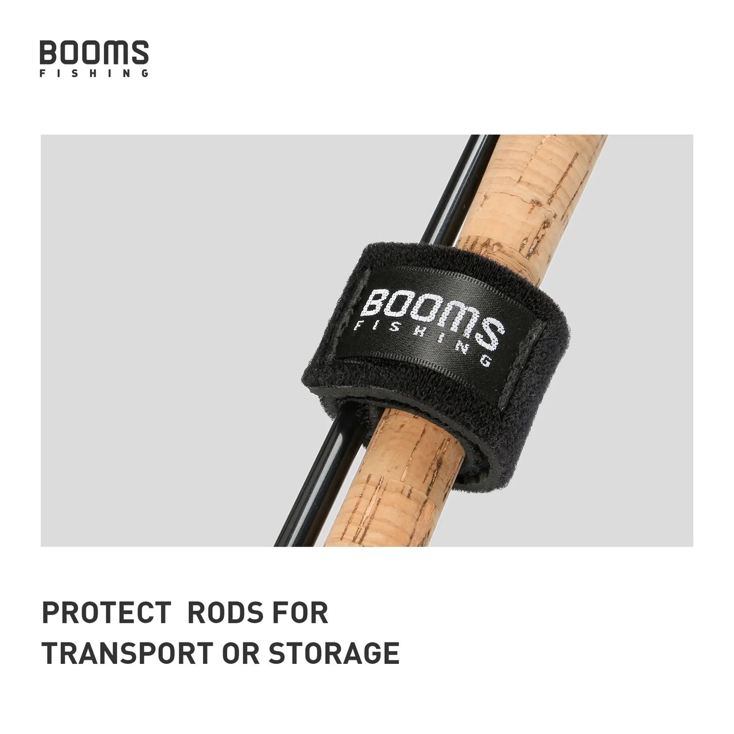 Booms Fishing RS3 Lure Fishing Rod Holder Belt Strap With Rod Tie Suspenders Wrap Fishing Tackle Boxes Tools Box Accessories