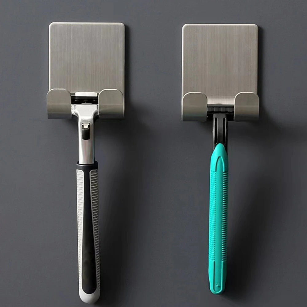 Punch-free Razor Holder, Storage Hook, Space Aluminum Multi-purpose Bathroom Accessories