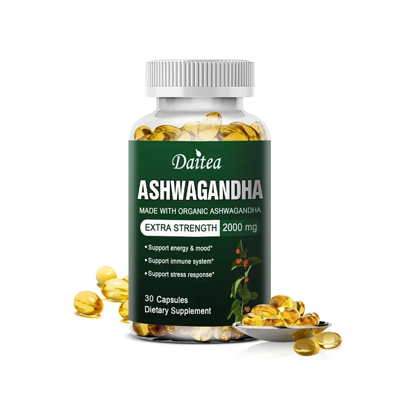 Daitea Ashwagandha Extract Capsule Anti-oxidation, Lipid-lowering, Decompression, Improving Sleep, Enhancing Immunity