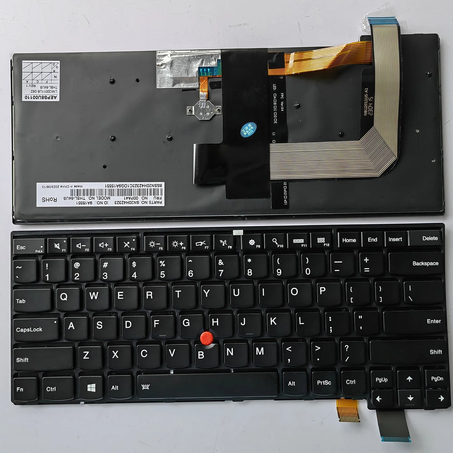 US Laptop Keyboard for Lenovo Thinkpad Thinkpad 13 2nd (20J1-20J2) New S2(2nd Gen 20J3) T460S T470S TP00081A/B/S