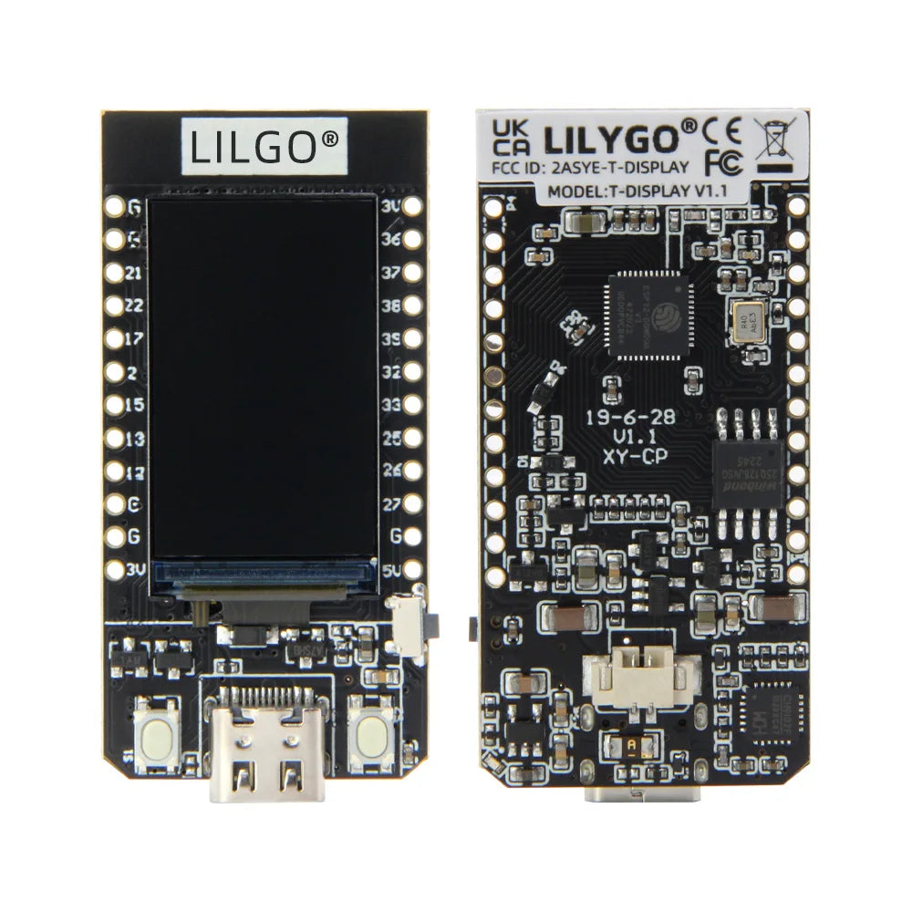 LILYGO® TTGO T-Display ESP32 Development Board WiFi Bluetooth 1.14 Inch ST7789V IPS LCD Wireless Controller Module For Arduino