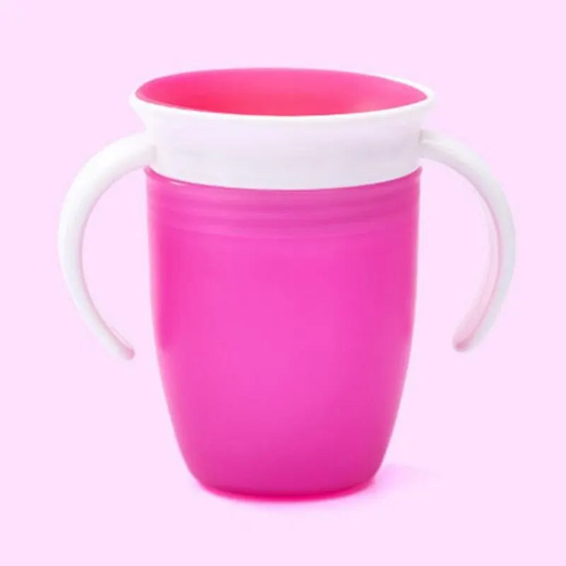 Silicone Cup Mouth 360 Leak Proof Sprinkling Magic Cup Baby Children Learn To Drink Anti Choke Drink Cup Fast Delivery