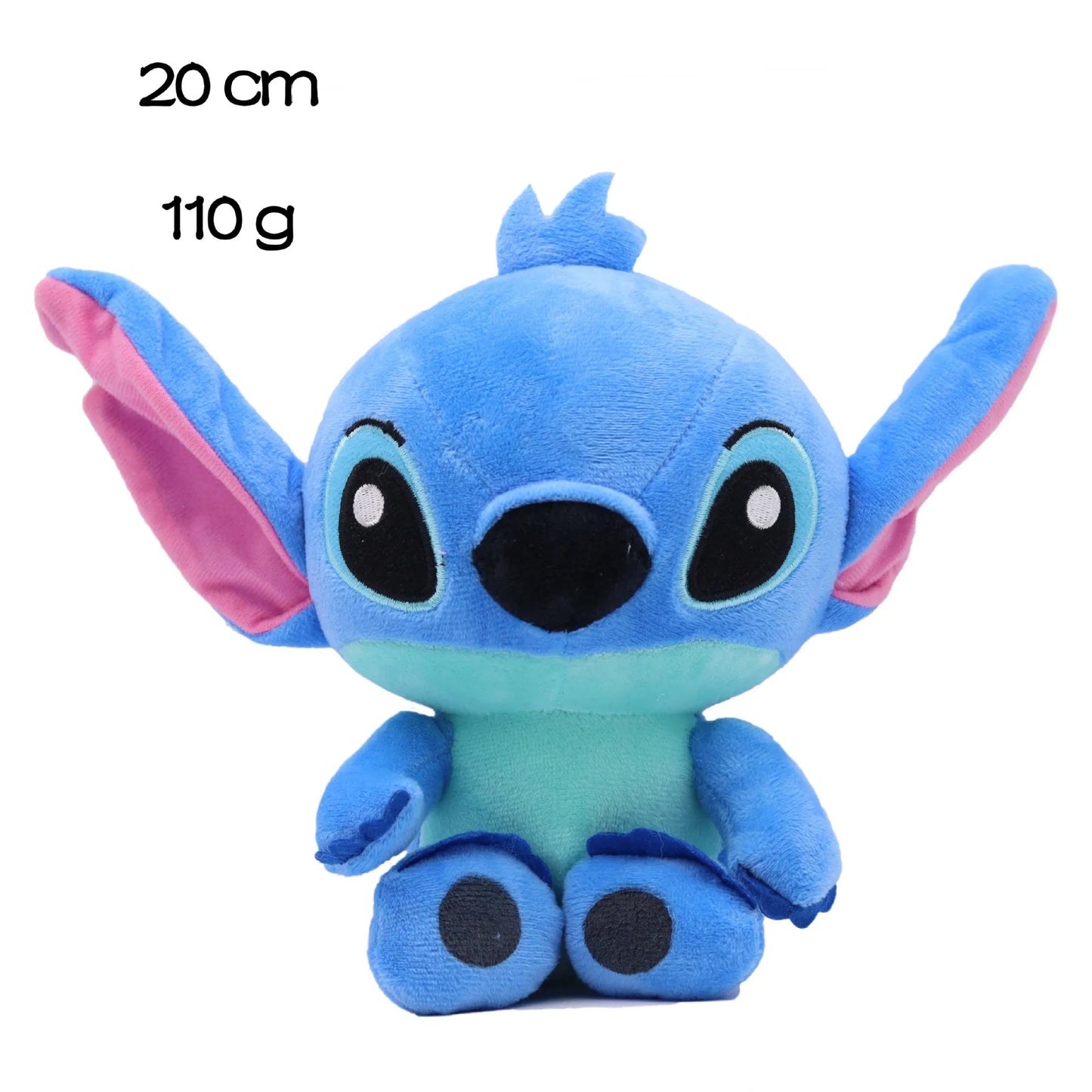 Genuine Disney Stitch 20-25CM Plush Toy Anime Lilo & Stitch Stuffed Toys Kawaii Cartoon Cute Pillow Doll Toys Kids Birthday Gift