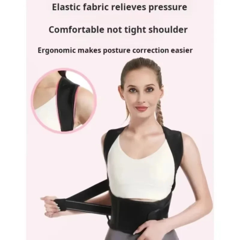 Back Posture Girdle for Women Men Shoulder Posture Corrector Back Support Gym Exercise Pilates Back Straightener Body Shape