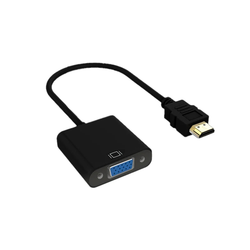 HD 1080P HDTV-Compatible To VGA Cable Converter HDTV Male to VGA Female Converter Adapter for Tablet