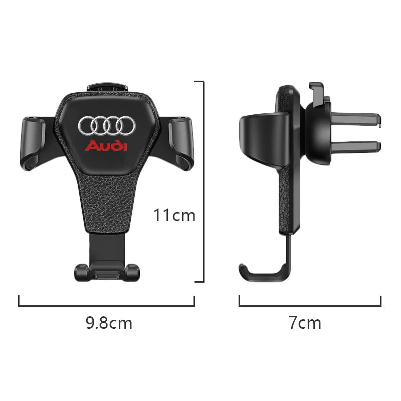 Car Phone Holder Gravity Sensing Auto Grip Universal Bracket For Audi Sline A3 A1 A4 B8 B7 A6 C7 A5 A7 A8 B9 B6 C6 Q2 Q3 Q5 Q7