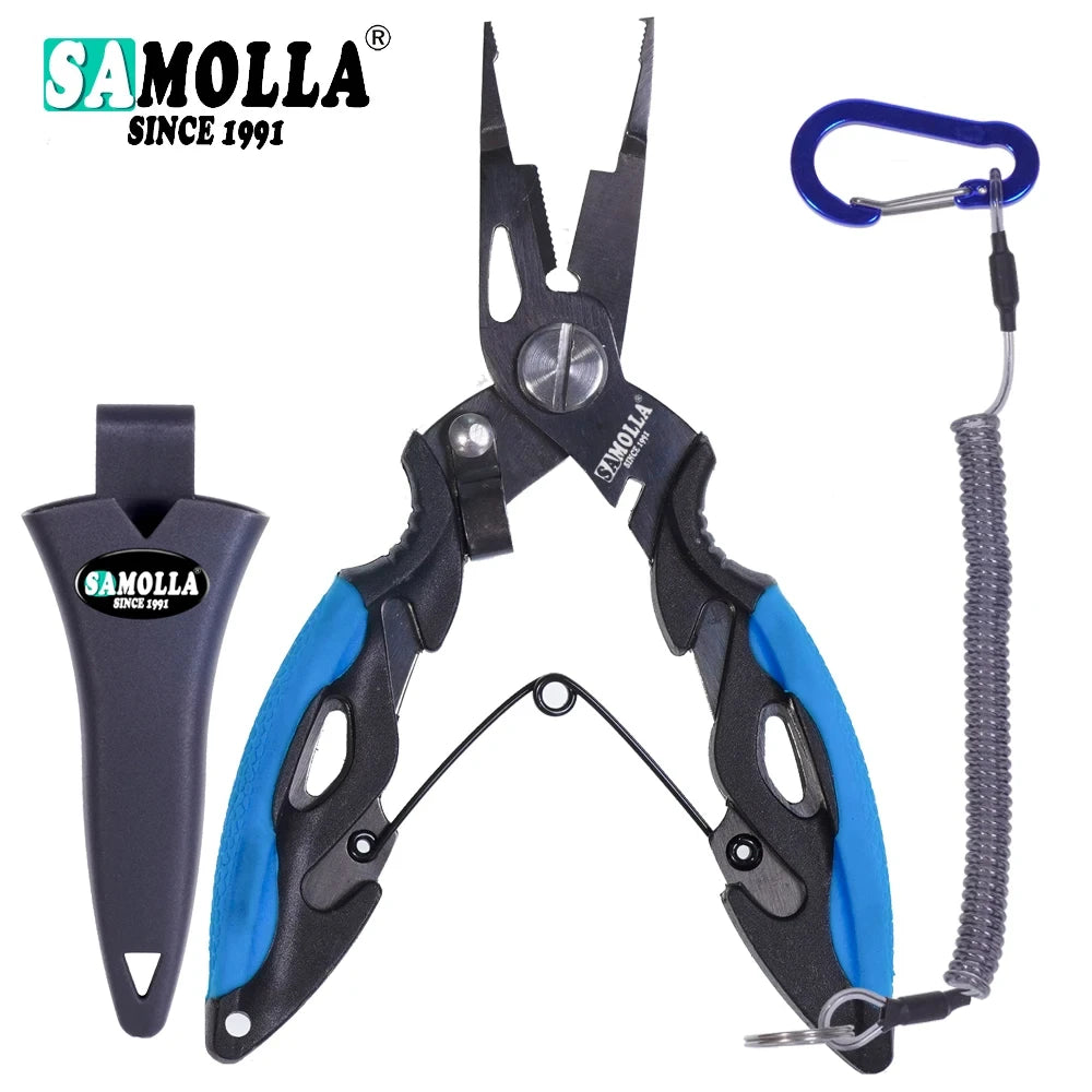 New Multifunctional Fishing Pliers Accessories 420 Stainless Steel Body Scissors Line Cutter Hooks Remover Outdoor Fishing Tools