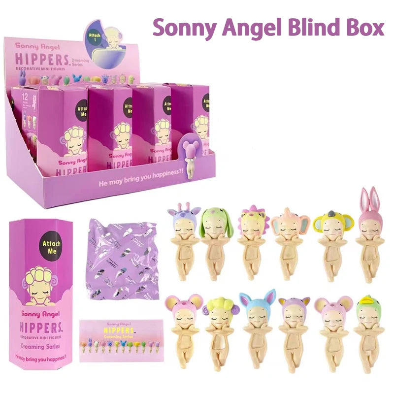 Collection 57Style Sonny Angel Blind Box Dreaming Series Mini Anime Figure Ornaments Dolls Fans Children Christmas Birthday Gift