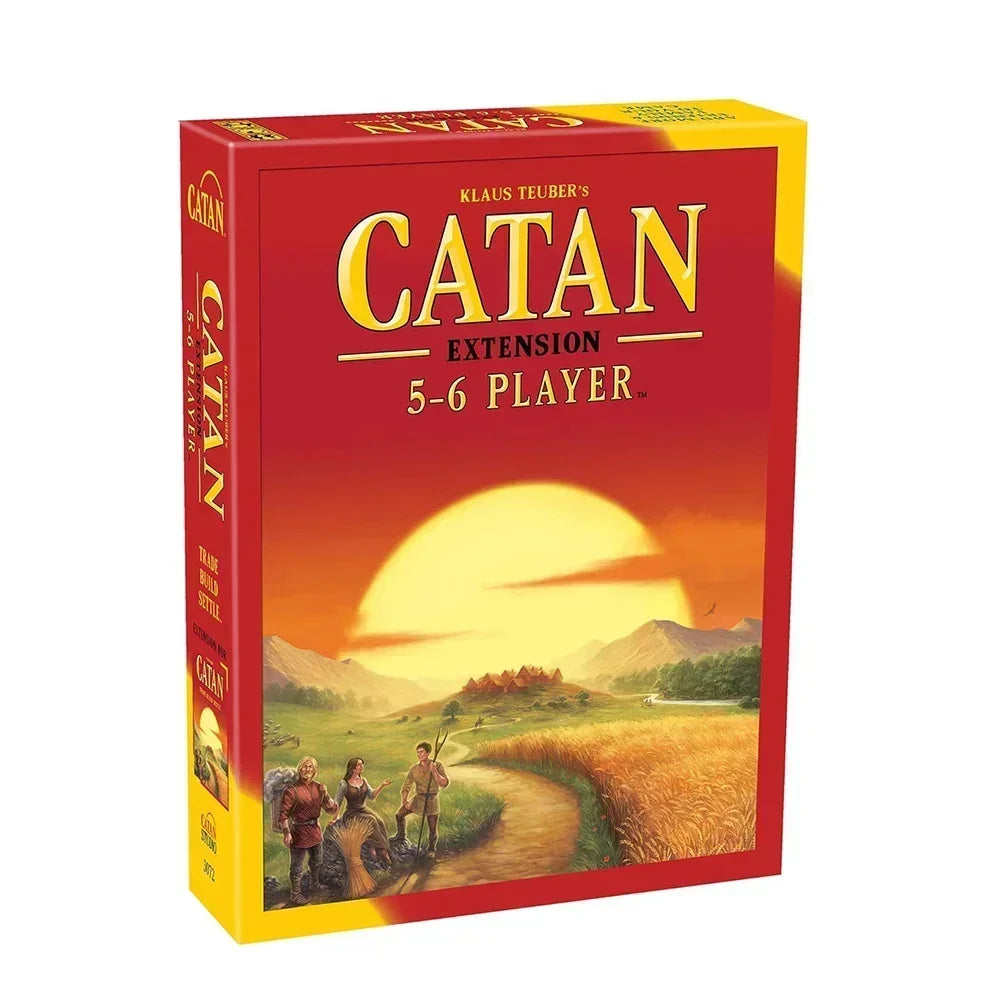 Catan Board Game Puzzle Leisure Toy Game Card Edition Playing Games 2-8 People Party Card Games