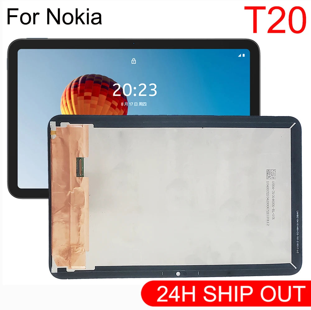 New Display For Nokia T20 LCD TA-1397 TA-1394 TA-1392 Display Touch Screen Digitizer Assembly Repair Replacement Part