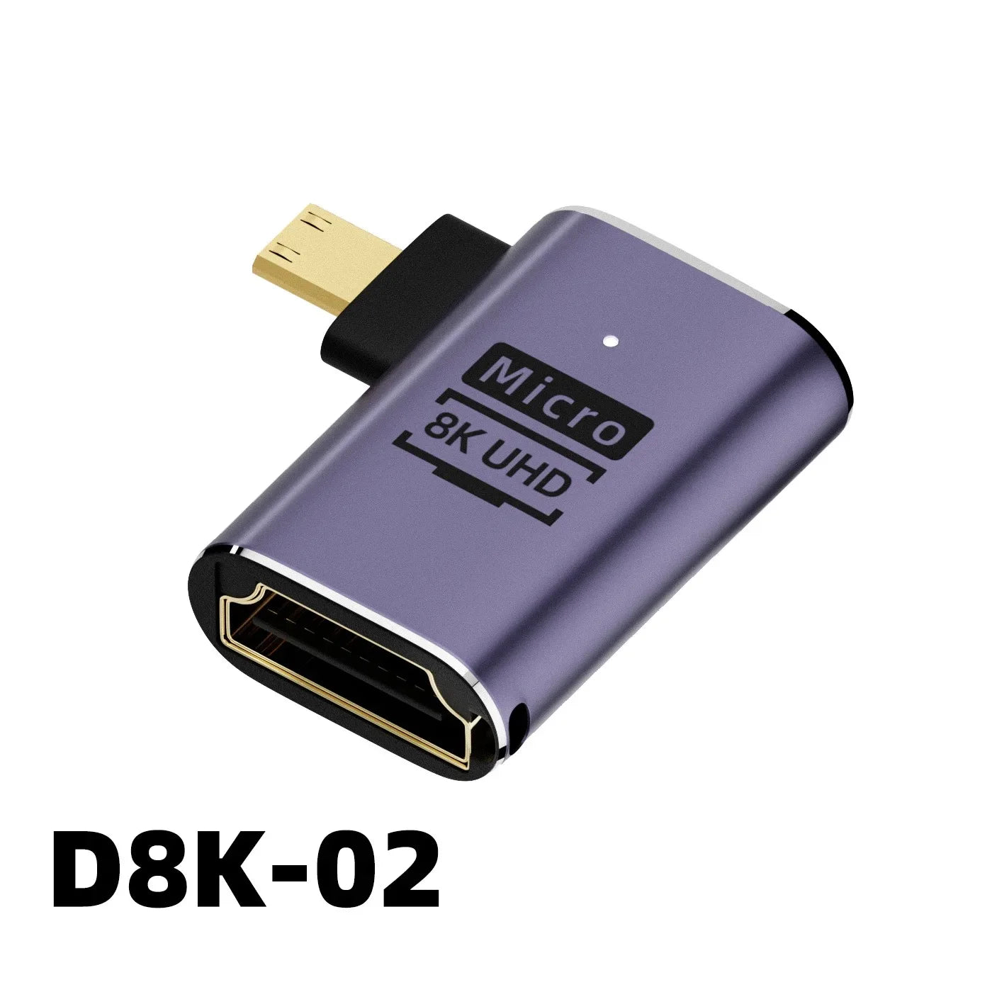 HDMI-Compatible Adapter 90 270 Degree Right Angle Male to Female Converter 8K HD Connector Mini / Micro HDMI-compatible Extender