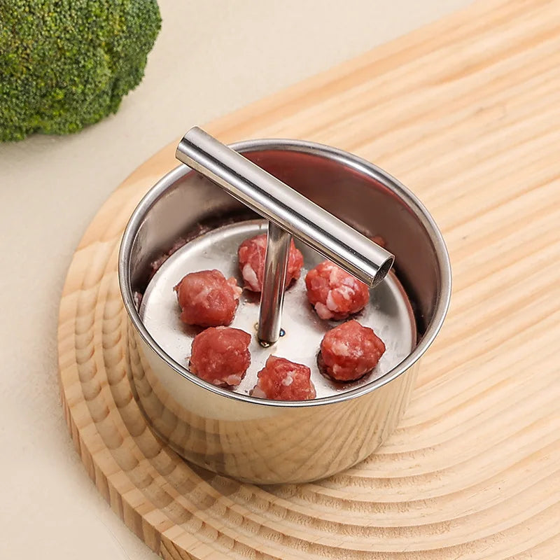 Stainless Steel Meatball Making Tool Meatball Making Mold  Kitchen Extruded Meatball Making Tool Meatballs Maker  Colorless Dura