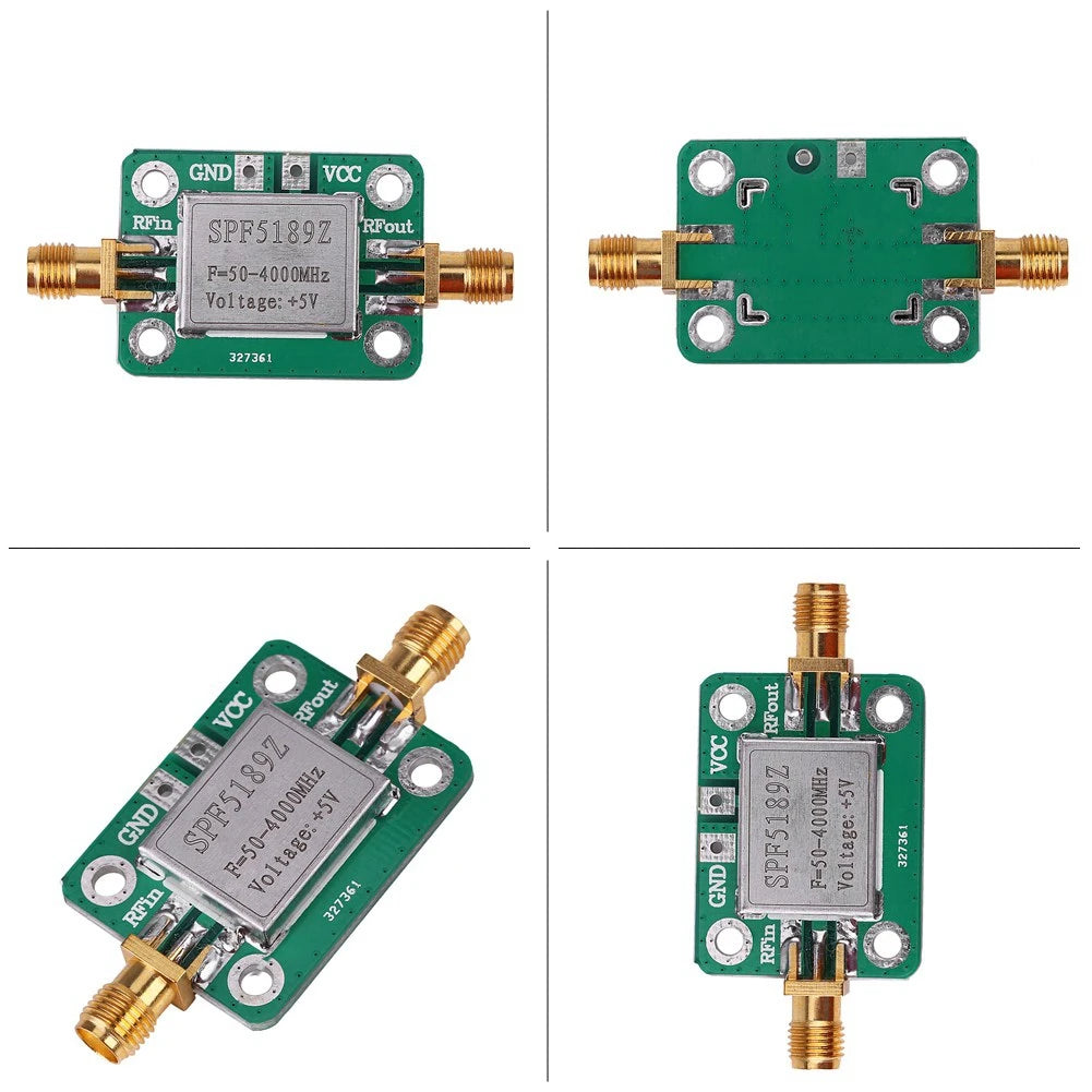 RF Amplifier LNA 50-4000MHz SPF5189 RF Amplifier Receiver For FM HF VHF / UHF Ham Radio