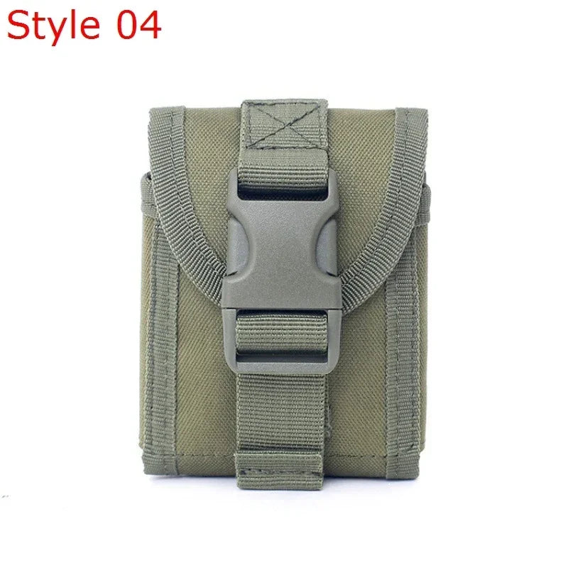 Molle waist bag, men's mobile phone bag, camping EDC bag