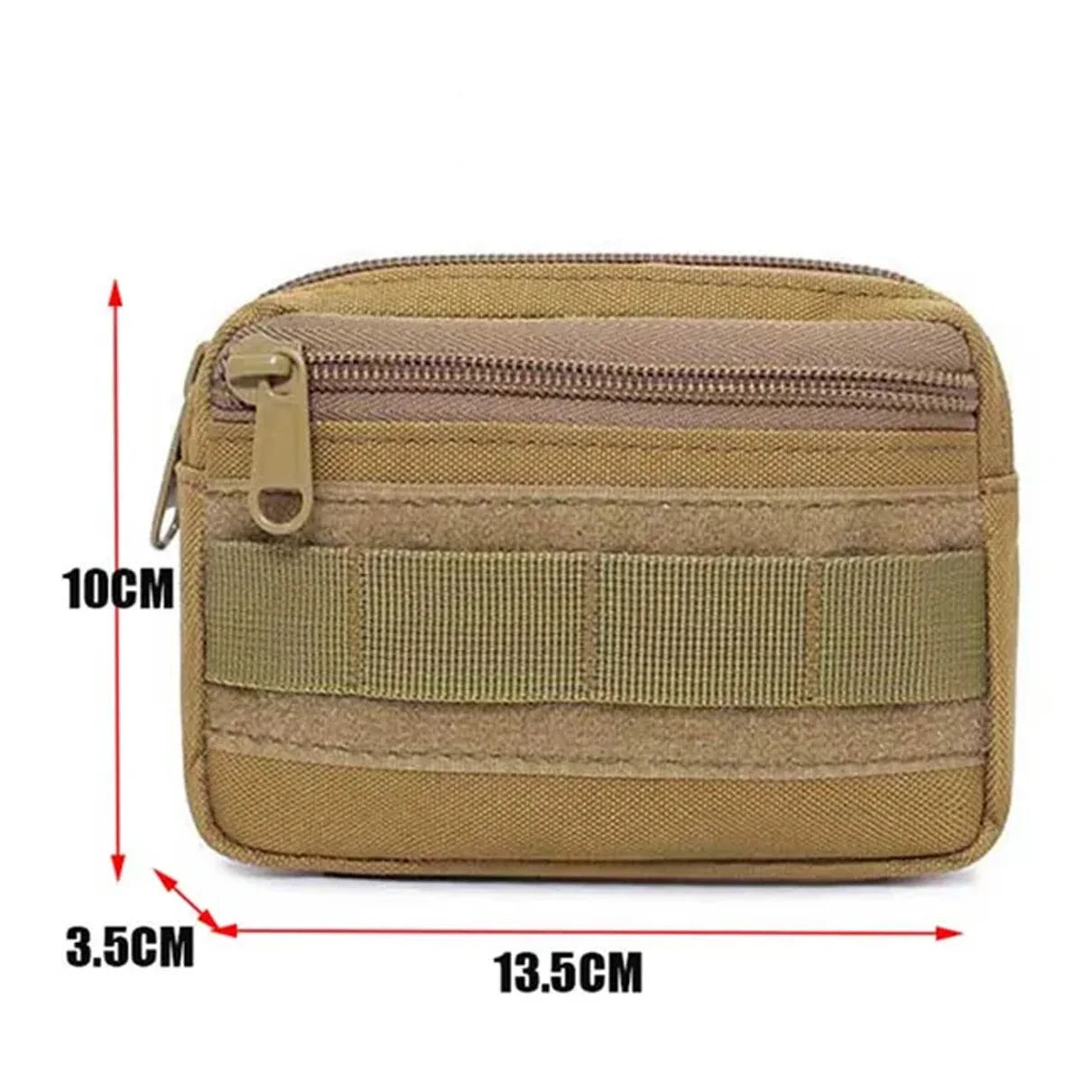 Double Layer EDC Bag Men's Molle Belt Nylon Hip Bag Waist Bag Camping Hunting Accessories Multi-Function Bag