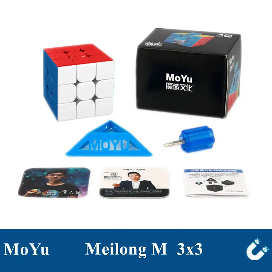 MoYu Meilong Series Magic Cube 3x3 2x2 4x4 5x5 Professional Special 3×3 Speed Puzzle Children's Toy 3x3x3 Original Cubo Magico