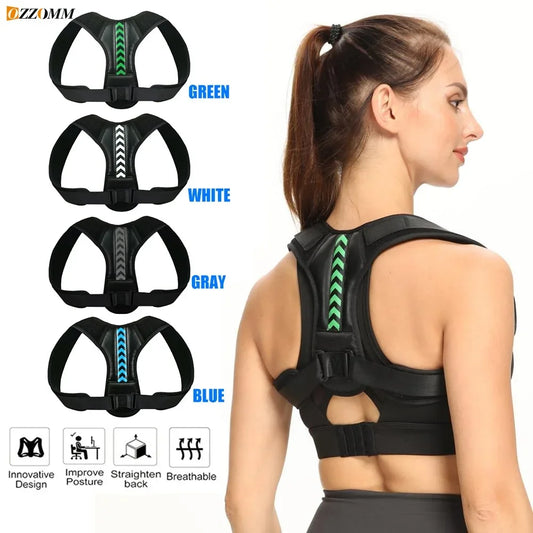 1PC Back Posture Corrector Anti-camel sitting posture correction belt back orthopedic Adjustable Upper Back Straight Body Brace