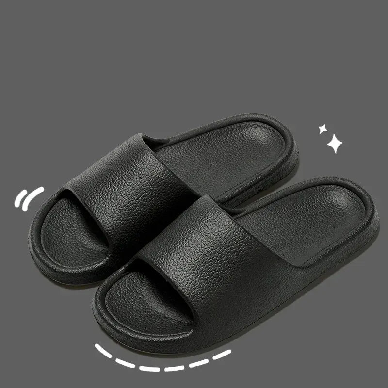 EVA Men Sandals Flip Flops Man Slippers Solid Color Simple Non-slip Soft Sole Comfortable Shower Slippers Outdoorf Couple Shoes