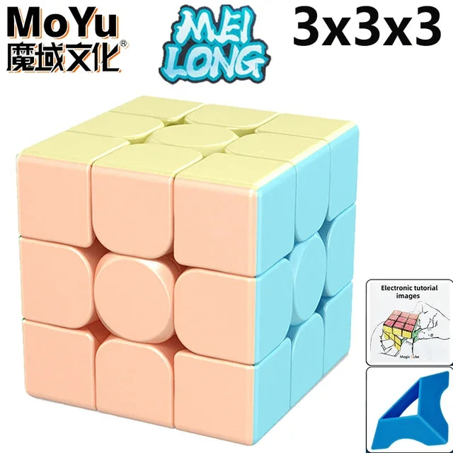 MoYu Meilong Series Magic Cube 3x3 2x2 4x4 5x5 Professional Special 3×3 Speed Puzzle Children's Toy 3x3x3 Original Cubo Magico