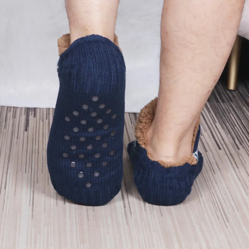 Fall and Winter Floor Socks Home Warm Women Men Socks Snow Socks Sleep Carpet Socks Slippers Socks Men Non-slip Yoga Socks 2024