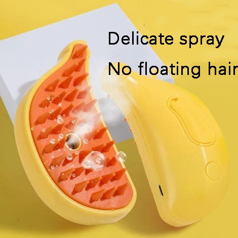 Cat Steam Brush Dog Grooming Comb Pet Hair Remover Steamy Brush Electric Spray Water Puppy Comb Soft Silicone Wet Cat Brush