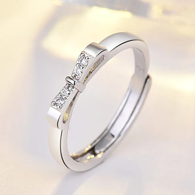 New 925 Sterling Silver Ring Heart Sparkle AAA Zircon High Quality For Women Rings Wedding Fine Jewelry Accessories Party Gift