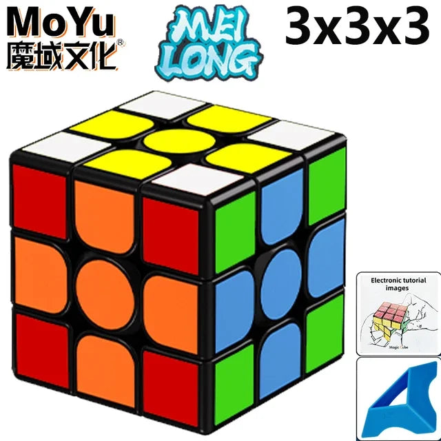 MoYu Meilong Series Magic Cube 3x3 2x2 4x4 5x5 Professional Special 3×3 Speed Puzzle Children's Toy 3x3x3 Original Cubo Magico