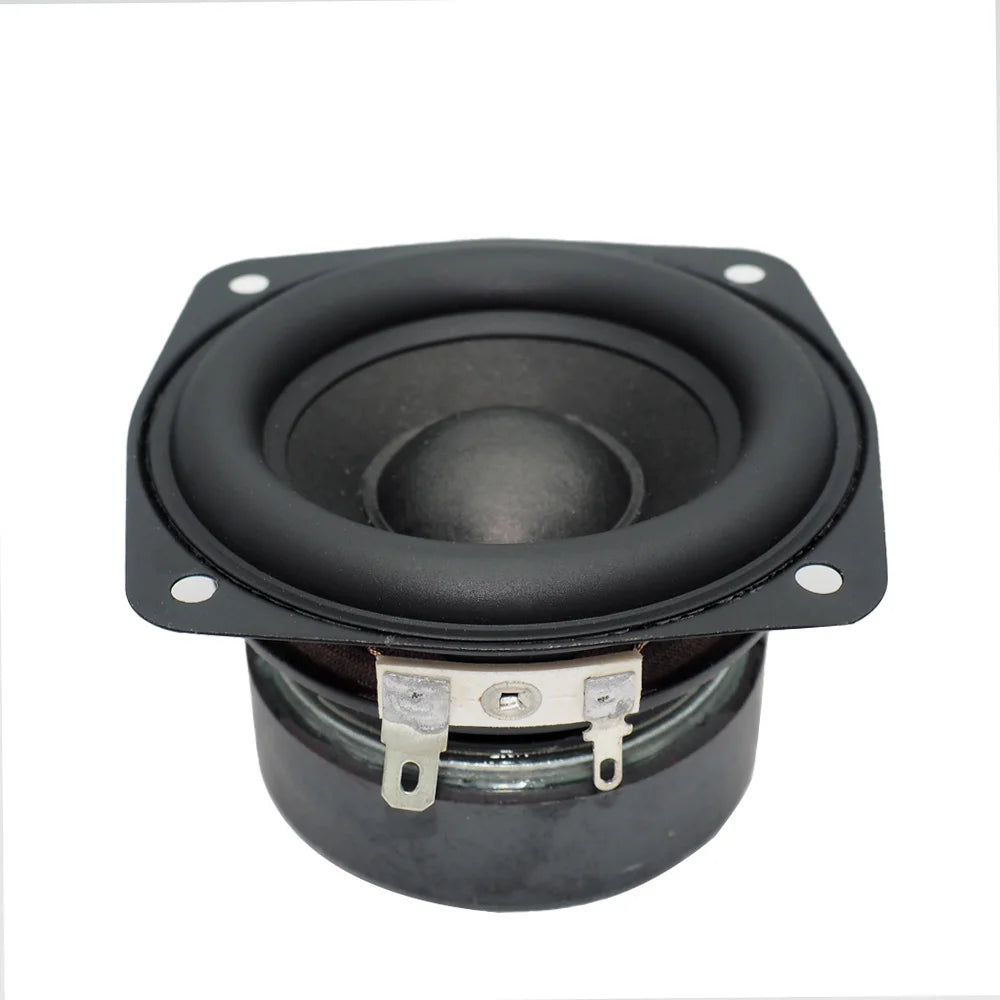 1pcs 78MM 4 Ohm 15W Subwoofer Speaker 3 Inch Convex Cap Bass Square Woofer DIY Bookshelf Speakers Hifi Home Sound Theater