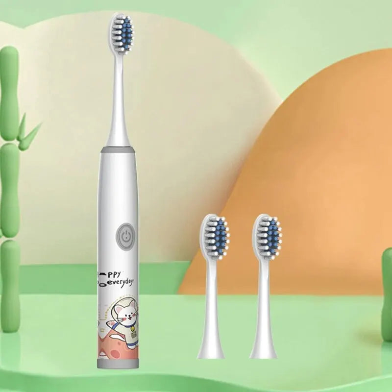 Children's ElectricToothbrushFor Both Men And Women, Suitable For Children Aged 3-15 Years Old. Soft Bristled Brush. Electric