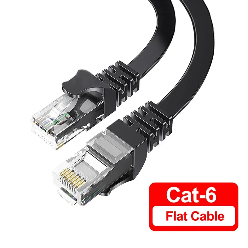 0.5-30M Cat6 Ethernet Cable Gigabit High Speed 1000Mbps Internet Cable RJ45 Shielded Network LAN Cord for Laptop Router PC PS5 4