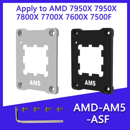 Aluminum Universal AMD AM5 ASF CPU Bending Correction Fixing Buckle Apply to 7950X 7800X 7700X 7600X 7500F