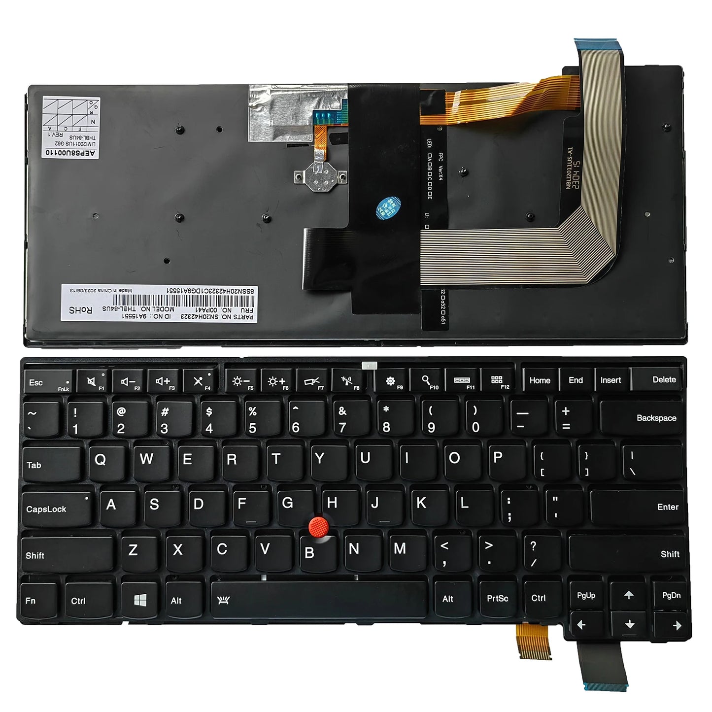 US Laptop Keyboard for Lenovo Thinkpad Thinkpad 13 2nd (20J1-20J2) New S2(2nd Gen 20J3) T460S T470S TP00081A/B/S