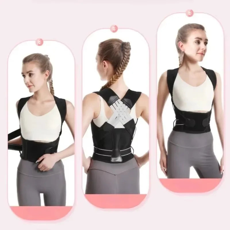 Back Posture Girdle for Women Men Shoulder Posture Corrector Back Support Gym Exercise Pilates Back Straightener Body Shape