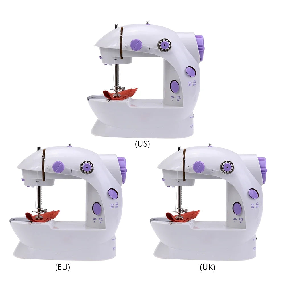 Small portable electric sewing machine, household mobile fully automatic beginner's small desktop multifunctional locksmith