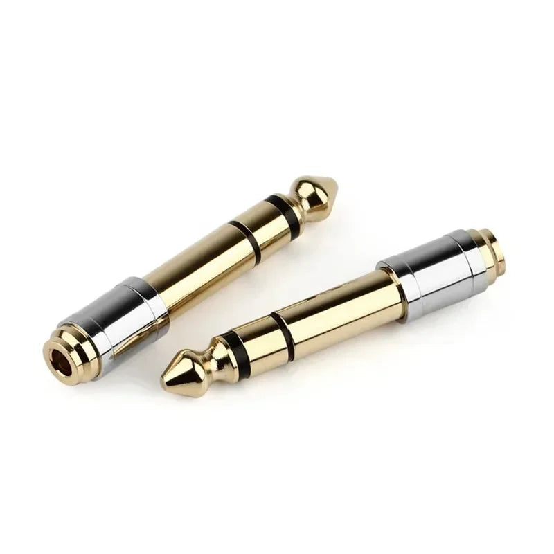 Jack 3.5 To 6.35 Audio Adapter 6.5mm To 3.5mm Converters Male Female Connector Headphone Plug 6.3mm Consumer Electronics